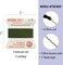 Griffin Silk Bead Cord Perlseide – Size 6 (0.70mm) – 2 Meters per Card – Stainless Steel Needle Attached – for Knotting Pearls, Gemstones, Crystals and Beads